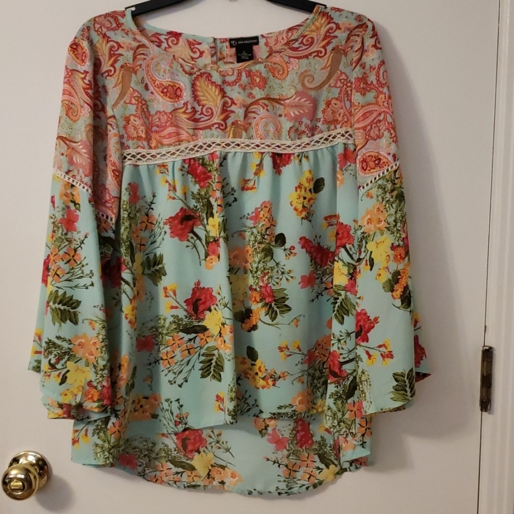 Hi low blouse
